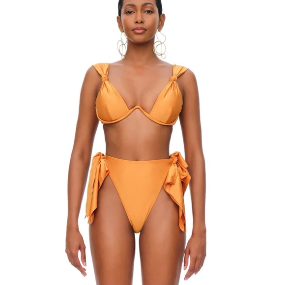 Andrea Iyamah RAI BIKINI - GOLDEN - Picture 2 of 2